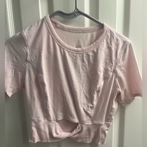 pink lulu top size 4